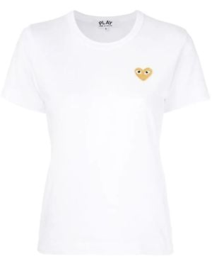 COMME DES GARÇONS PLAY Logo T-shirt - White