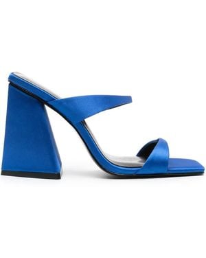 Just Cavalli 105Mm Square-Toe Sandals - Blue