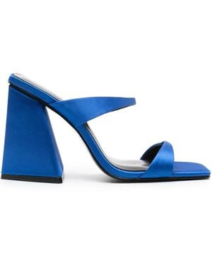 Just Cavalli 105Mm Square-Toe Sandals - Blue
