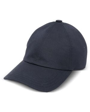 The Row Caspian Panelled Baseball Cap - Blue