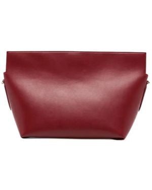 THEMOIRÈ Sac Porté Épaule À Logo Embossé - Red
