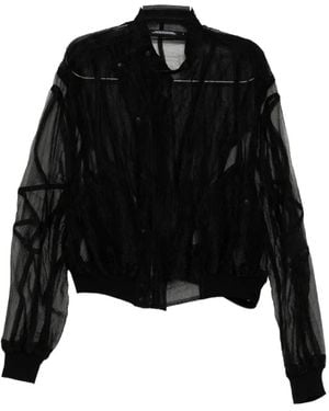 Julius Sheer Paneled Jacket - Black