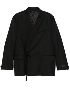 KENZO Blazer À Design Portefeuille - Black