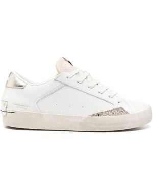 Crime London Distressed Trainers - White