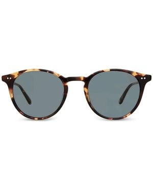 Garrett Leight Clune Sun ラウンドフレーム サングラス - ブラウン