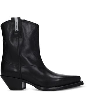 Premiata Bottines En Cuir - Black