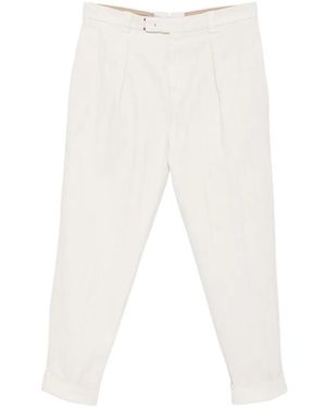 Berwich Pleated Pants - White