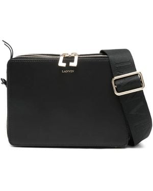 Lanvin Logo-print Shoulder Bag - ブラック