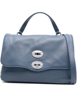Zanellato Postina スタッズ ハンドバッグ S - ブルー