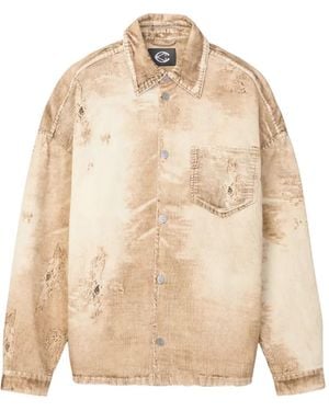 CAMPERLAB Chemise En Jean À Effet Usé - Natural