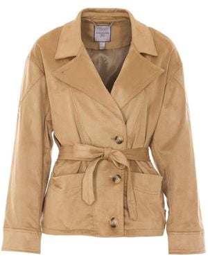 Urbancode V-Neck Jacket - Natural
