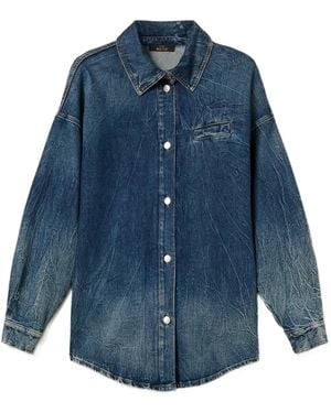 Twinset Long-Sleeve Denim Shirt - Blue