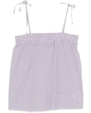A.P.C. Checked Top - Purple
