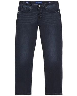 Scotch & Soda Faded Whiskered Jeans - Blue