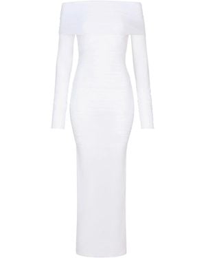 Dolce & Gabbana Kim Dolce&gabbana Tulle Midi Dress - White