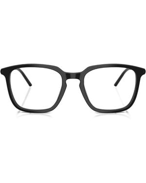Moncler Gafas Con Montura Cuadrada - Negro
