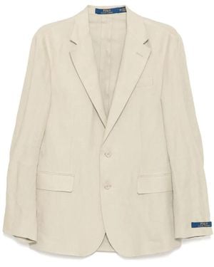 Polo Ralph Lauren Single-Breasted Blazer - Natural