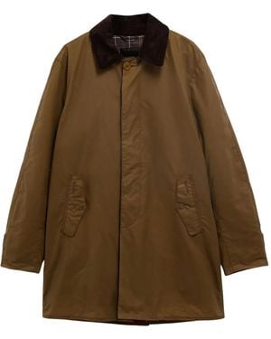 Baracuta X Barbour Tyne Waxed Coat - Brown
