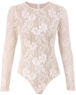 Zimmermann Lace Bodysuit - White