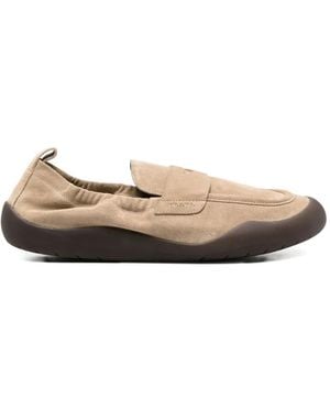 Prada Loafer Aus Wildleder - Weiß