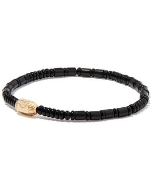 Luis Morais Bracciale Hamsa Con Perline - Bianco