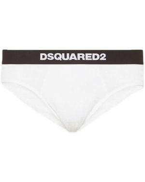 DSquared² Bóxer Con Logo - Blanco