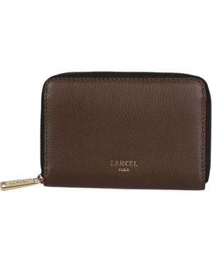 Lancel Grained Leather Wallet - Brown