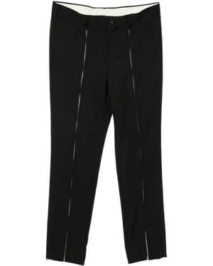 Comme des Garçons Zip-Detail Trousers - Black