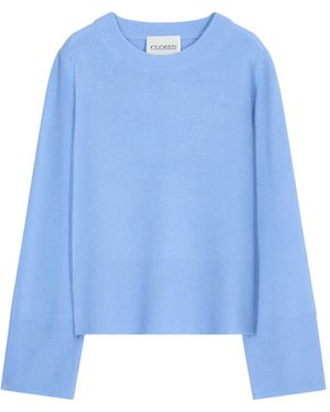 Closed Pullover mit Rundhalsausschnitt - Blau