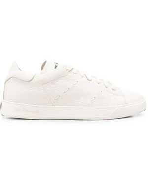 Kiton Leather Sneakers - White