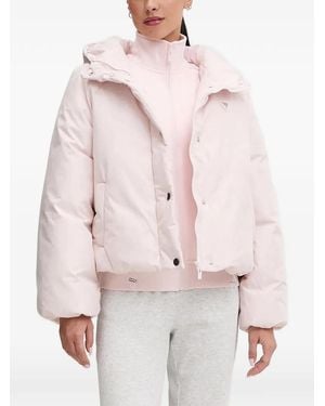 Guess Hooded Padded Jacket - Pink