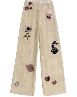 Agua Bendita Juliette Matches Trousers - Natural