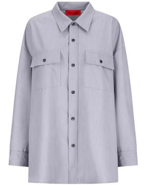 Thelatest Buttoned Pocket Shirt - Grey