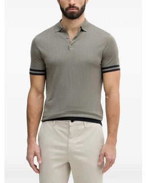 Guess Short-Sleeve Polo Shirt - Grey
