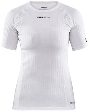 C.r.a.f.t Camiseta deportiva Active Extreme X de canalé - Blanco