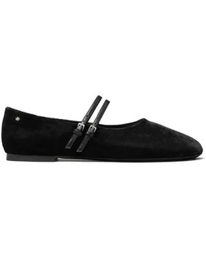 Tory Burch Two-Bands Ballet Flats - Black