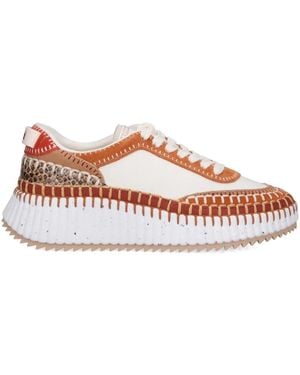 Chloé Nama Slip-On-Sneakers - Braun