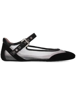 Premiata Ballerines À Boucle - White
