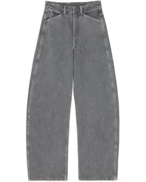 Lemaire High-Waisted Jeans - Gray