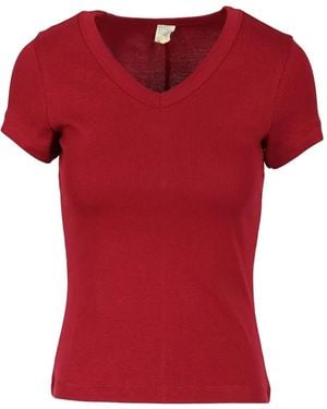 Flore Flore Jill Baby V-Neck T-Shirt - Red