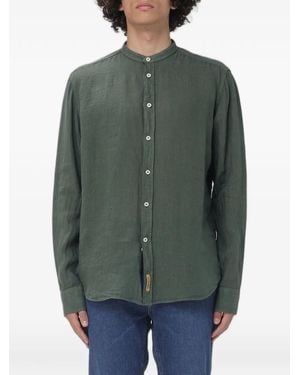B.D. Baggies Mandarin-Collar Long-Sleeve Shirt - Green