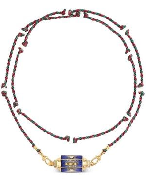 Marie Lichtenberg Amour Toujours Diamond Necklace - Metallic