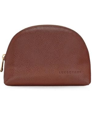 Longchamp Le Foulonné Clutch - Braun