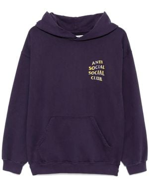 ANTI SOCIAL SOCIAL CLUB Mind Games Weathered Hoodie - Blue