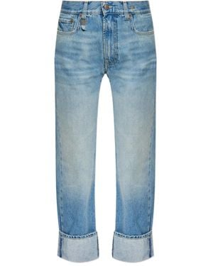 R13 Cuffed Romeo Jean - Blue