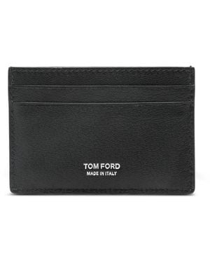 Tom Ford Logo-Detail Card Holder - Black
