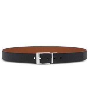 Bally Ceinture Shiffie Réversible En Cuir - Blanc