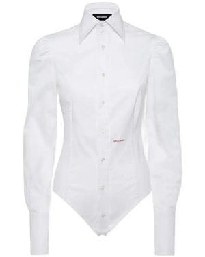 DSquared² Body De Popelina - Blanco