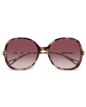 Chloé Gafas de sol con montura oversize - Morado