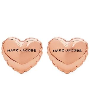 Marc Jacobs Balloon Heart Earrings - Pink